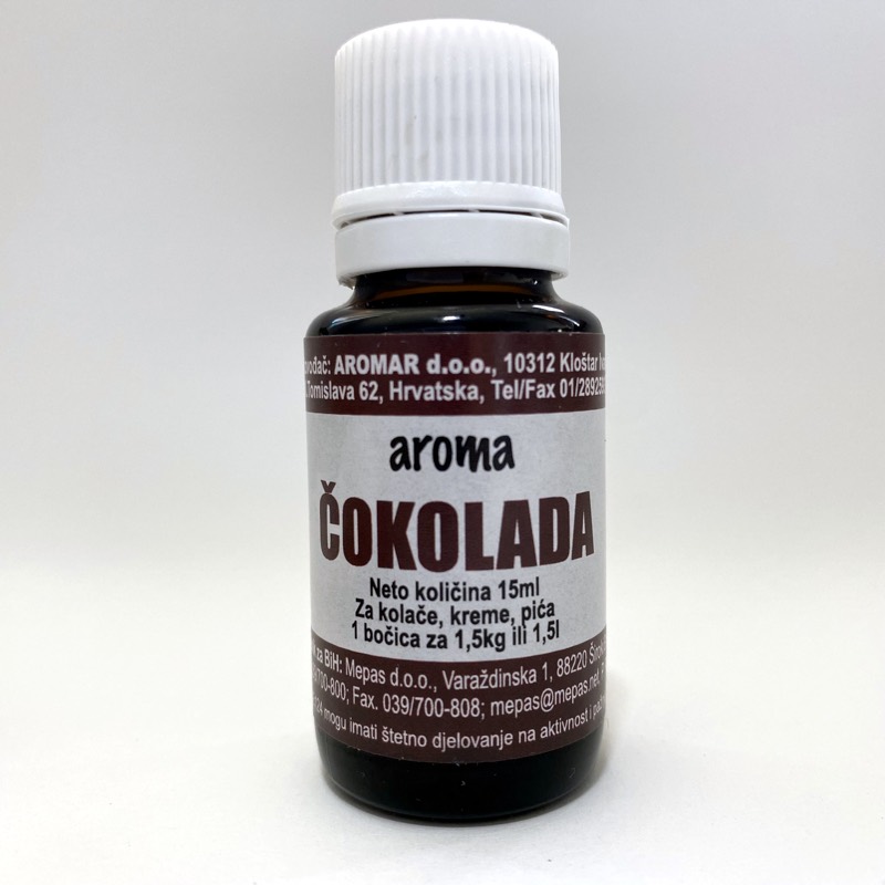 Aroma čokolada — staklena bočica od 15 ml
