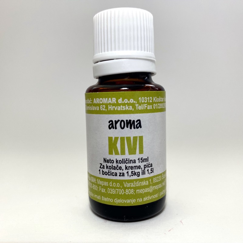 Aroma kivi — staklena bočica od 15 ml