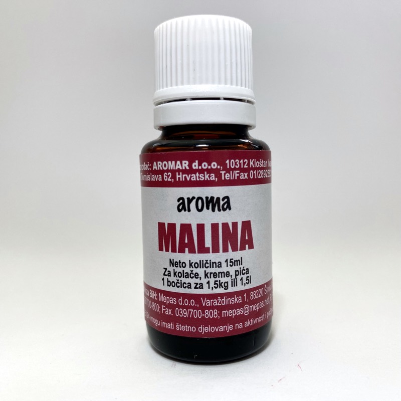 Aroma malina — staklena bočica od 15 ml
