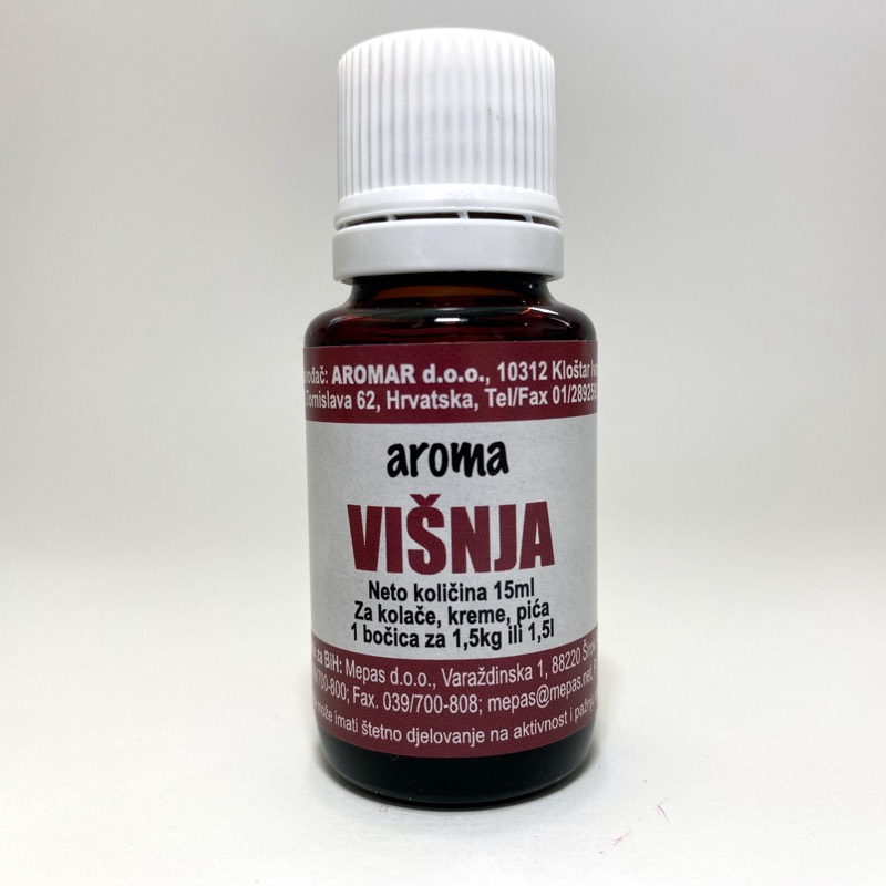Aroma višnja — staklena bočica od 15 ml